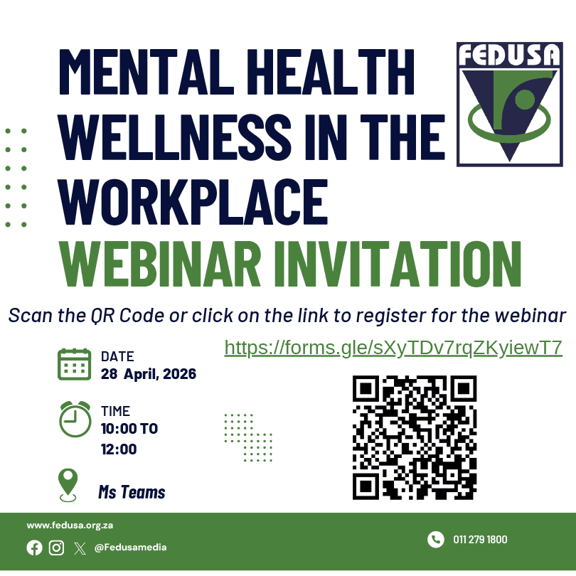 FEDUSA Mental Health Awareness Webinar