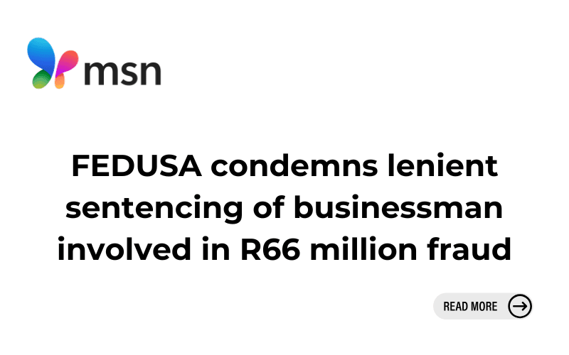 Trade unions criticise lenient sentence for businessman involved in Transnet fraud