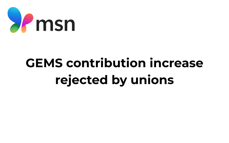 GEMS contribution increase rejected by unions