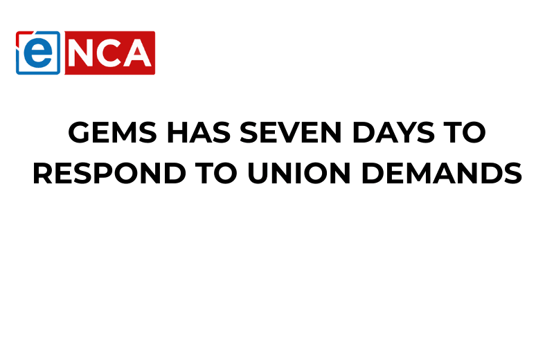 GEMS has seven days to respond to union demands